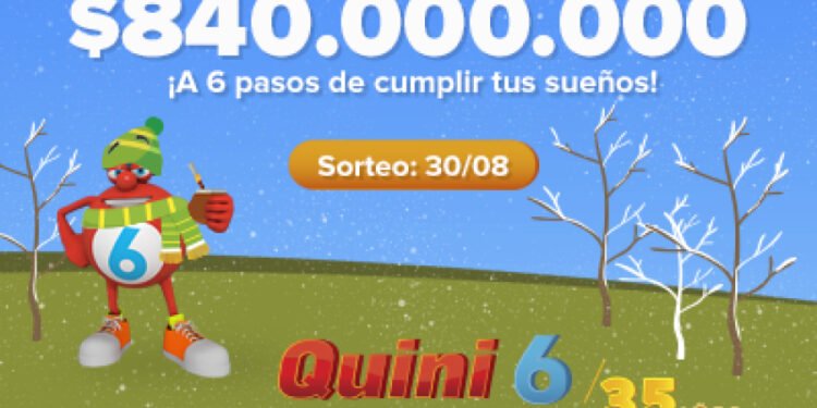 EL QUINI 6 QUEDÓ VACANTE Y SE VIENE CON UN POZO DE $840 MILLONES ESTIMADOS
