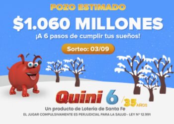EL QUINI 6 QUEDÓ VACANTE Y SE VIENE CON UN POZO DE $1.060 MILLONES ESTIMADOS