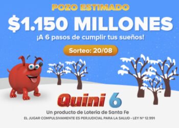 EL QUINI 6 QUEDÓ VACANTE CON UN IMPRESIONANTE POZO DE $1.150 MILLONES ESTIMADOS