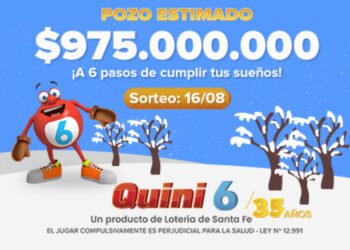¡UNA NUEVA CHANCE! EL QUINI 6 QUEDÓ VACANTE Y SE VIENE UN POZO DE $975 MILLONES ESTIMADOS