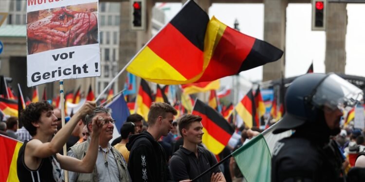 Las manifestaciones de ultraderecha se triplicaron en un año en Alemania