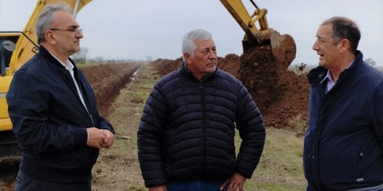 Avanzan las obras de saneamiento en el Bajo Peretti
