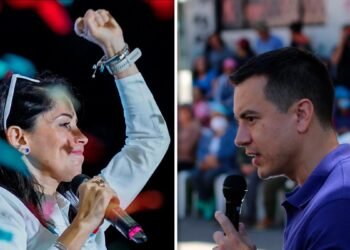 La correísta González y el derechista Noboa perfilan sus estrategias para el balotaje presidencial