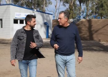 Castellano, Senn y el objetivo de ampliar las redes de cloacas