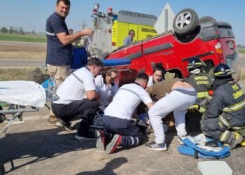 Tragedia en la autopista 34: murió un hombre tras un vuelco