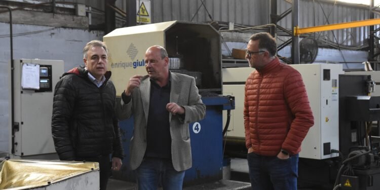 Castellano visitó la empresa rafaelina Enrique Giuliani