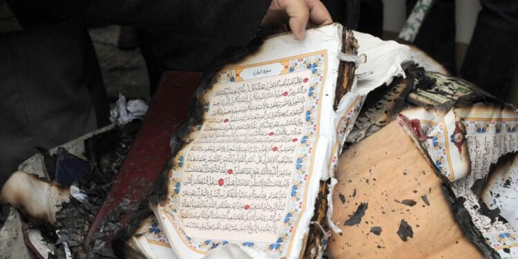 Hubo una nueva quema del Corán en Estocolmo y temen que haya atentados