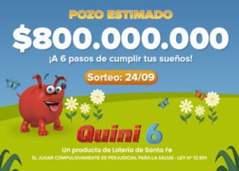 ¡EL QUINI 6 VACANTE! EL DOMINGO SE VIENE CON UN POZO DE $800 MILLONES ESTIMADOS
