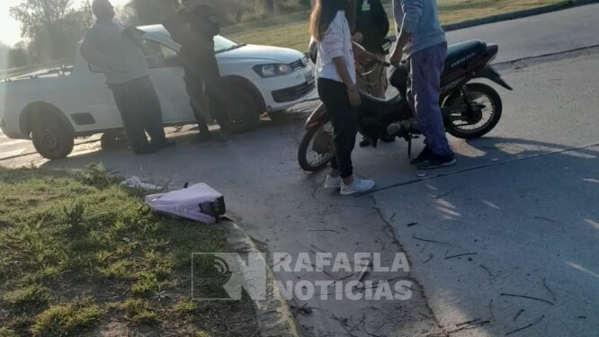 Una menor resultó herida tras protagonizar un accidente de tránsito