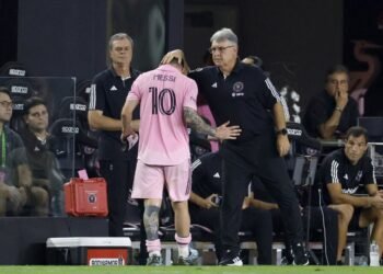 Messi salió lesionado en Inter Miami