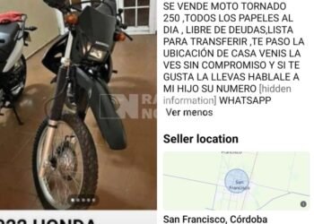 Alertan sobre una estafa de un vehículo ya vendido