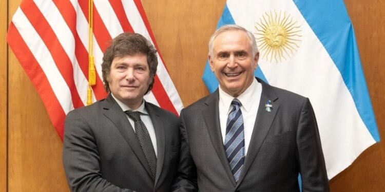 Elecciones 2023 Milei se reunió con el embajador de Estados Unidos