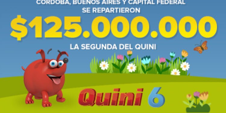 ¡TRES APOSTADORES SE REPARTIERON $125 MILLONES EN EL QUINI 6!