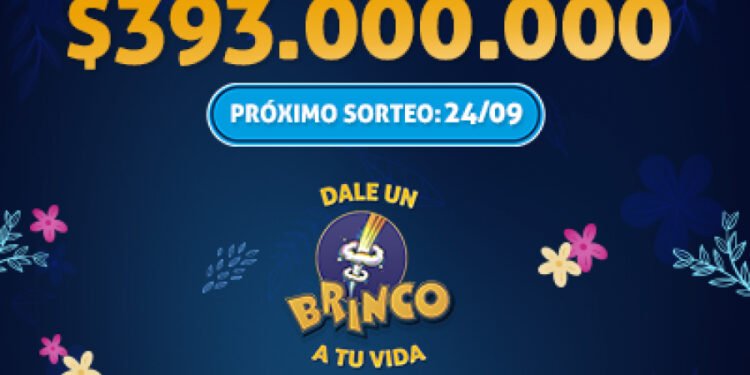¡UNA NUEVA OPORTUNIDAD! EL BRINCO QUEDÓ VACANTE CON $393 MILLONES ESTIMADOS PARA EL PRÓXIMO SORTEO