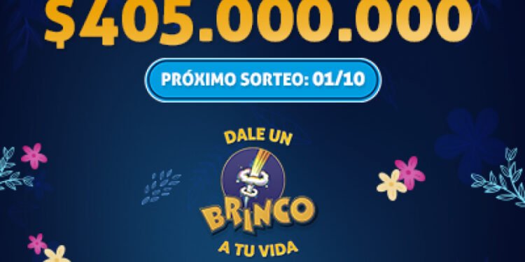 ¡POZO INCREÍBLE! EL BRINCO QUEDÓ VACANTE CON $405 MILLONES ESTIMADOS PARA EL PRÓXIMO SORTEO
