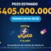 ¡POZO INCREÍBLE! EL BRINCO QUEDÓ VACANTE CON $405 MILLONES ESTIMADOS PARA EL PRÓXIMO SORTEO