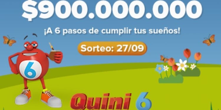 ESTA NOCHE EL QUINI 6 SE VIENE CON $900 MILLONES ESTIMADOS