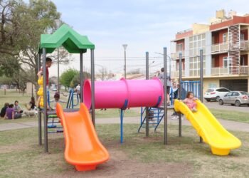 Mejoras en espacio verde de barrio Belgrano