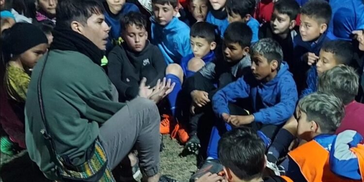 Un exRiver y jugador de la selección Argentina estuvo de visitas por Peñarol