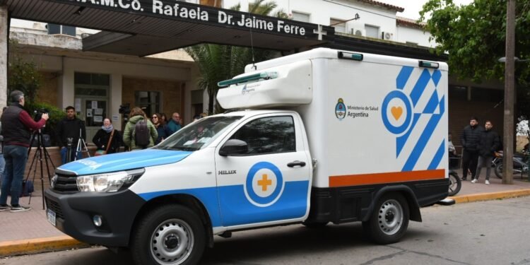 Entregaron una nueva ambulancia al Hospital Jaime Ferré