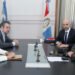 Seguridad: Brilloni y Corach encabezaron una nueva reunión de transición de gobierno en la ciudad de Rosario