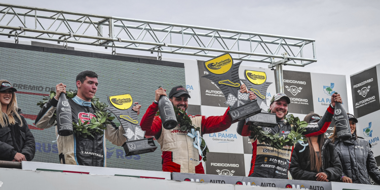 Juani Canela subió al podio en la Clase 2 del TN en La Pampa