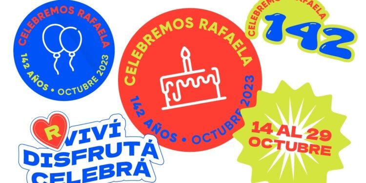 Celebremos Rafaela: agenda de eventos por el 142º aniversario de la ciudad