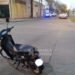 Un automóvil y una motocicleta protagonizaron un accidente en Avda. Brasil