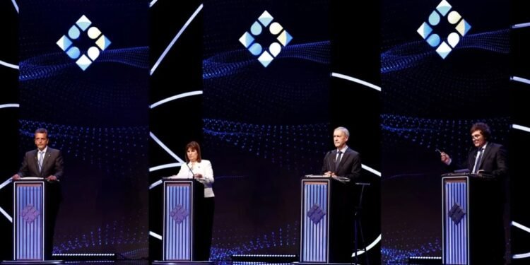 De cara a las elecciones presidenciales Mucho protocolo y una grieta: un debate medido como los tiempos de intervención