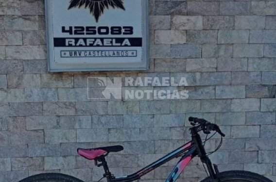 Tras una rápida actuación, y por una publicación de Rafaela Noticias, recuperaron una bicicleta