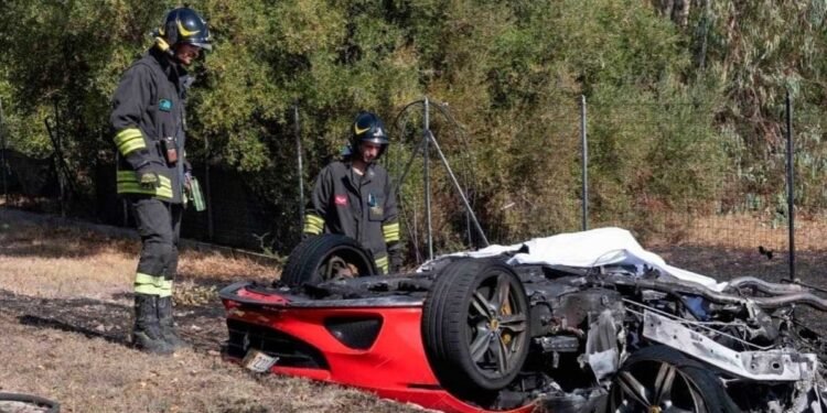 Imágenes impactantes 2 muertos tras espectacular choque entre una Ferrari y un Lamborghini en Italia