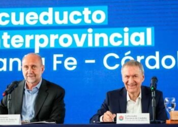 En vivo Santa Fe y Córdoba firman el contrato para iniciar el acueducto biprovincial