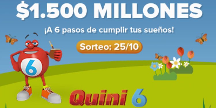 ESTA NOCHE SE VIENE UN SORPRENDENTE POZO DE $1.500 MILLONES EN EL QUINI 6
