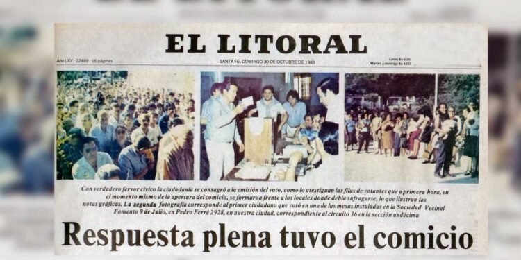 Memorias de Santa Fe A 40 años de las elecciones fundacionales de 1983