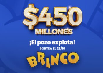 Juego Responsable Rifas y Bingos Proveedores Casinos A.L.E.A. Descargas Atención al Cliente Política de Calidad Sugerencias Preguntas Frecuentes Encuesta HOME NOTICIAS RESEÑA DE JUEGOS TRANSPARENCIA DESTINO DE FONDOS RESULTADOS QUINIELA SANTA FE QUINI 6 BRINCO POCEADA FEDERAL LOTERIA ¡El Brinco ofrecerá un pozo histórico de $450  millones estimados este domingo! Ver másComercialViernes, 20 Octubre 2023 11:34¡EL BRINCO OFRECERÁ UN POZO HISTÓRICO DE $450 MILLONES ESTIMADOS ESTE DOMINGO!