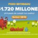 ESTE DOMINGO SE VIENE UN POZO DE $1.720 MILLONES ESTIMADOS EN EL QUINI 6