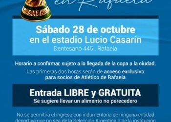 Copa del Mundo FIFA en Rafaela: cuándo y dónde se podrá ver