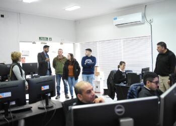 Autoridades electas de Pilar visitaron el Centro de Monitoreo Urbano