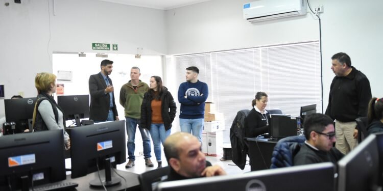 Autoridades electas de Pilar visitaron el Centro de Monitoreo Urbano