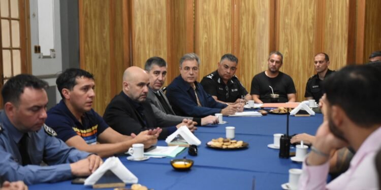 Brilloni y Castellano participaron de una reunión del Comando Unificado