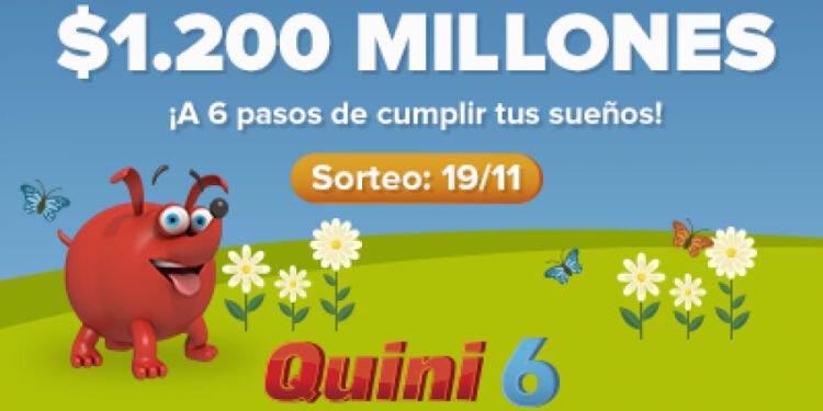 ESTE DOMINGO EL QUINI 6 SE VIENE CON UN POZO DE $1.200 MILLONES ESTIMADOS