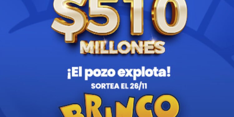 ¡EL DOMINGO SE VIENE EL INCREÍBLE POZO HISTÓRICO DE $510 MILLONES ESTIMADOS EN EL BRINCO!