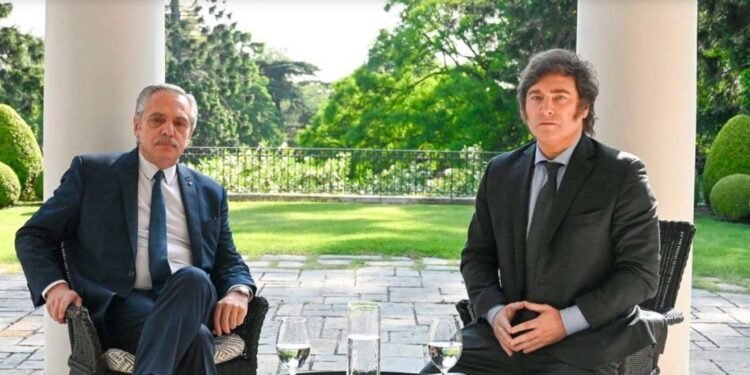 En la Quinta de Olivos Comenzó la transición de gobierno con la reunión entre Fernández y Milei