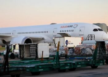 Con ayuda de Cruz Roja Argentina envió nueva ayuda humanitaria a Gaza a través de Cascos Blancos