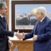 Guerra en Medio Oriente Abbas dijo a Blinken que la paz con Israel solo se alcanzará con un Estado palestino