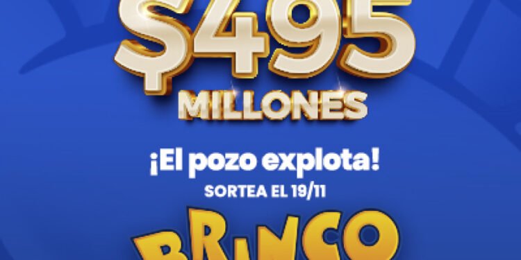 ¡EL BRINCO OFRECERÁ UN POZO HISTÓRICO DE $495 MILLONES ESTIMADOS ESTE DOMINGO!