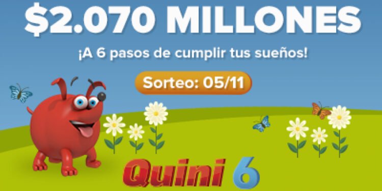ESTE DOMINGO SE VIENEN LOS $2.070 MILLONES ESTIMADOS EN EL QUINI 6