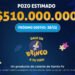 ¡POZO INCREÍBLE! EL BRINCO QUEDÓ VACANTE CON $510 MILLONES ESTIMADOS PARA EL PRÓXIMO SORTEO
