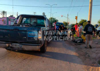 Dos accidentes con motos involucradas en menos de 5 minutos