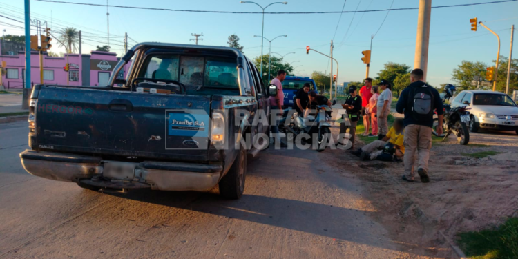 Dos accidentes con motos involucradas en menos de 5 minutos